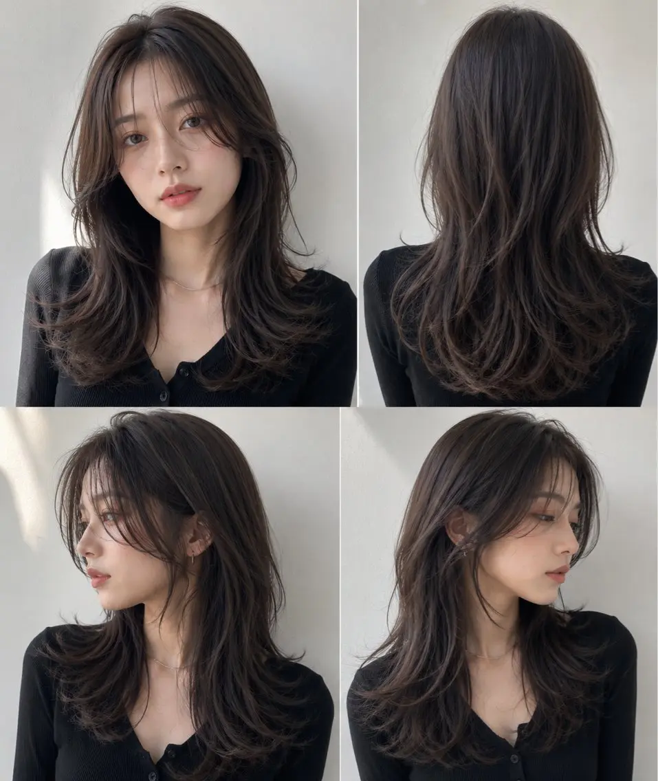 セミロング レイヤー/髪質改善 鵜澤剛のヘアスタイル