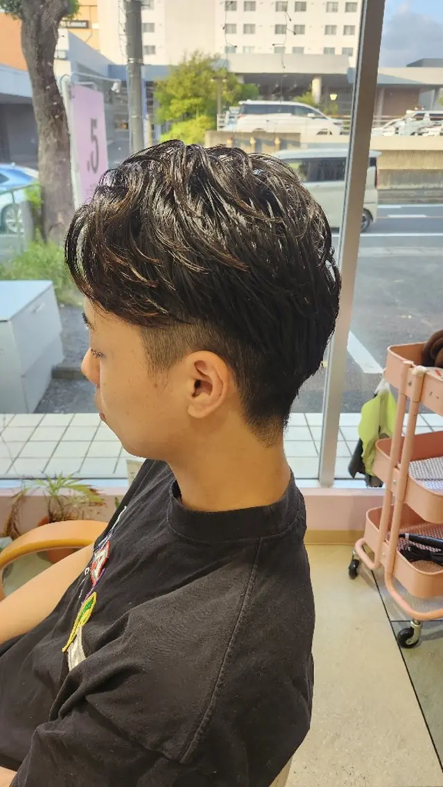 メンズ ツーブロック カット ヘッドスパ 暖色カラー/髪質改善 /メンズ🧡莉南のヘアスタイル
