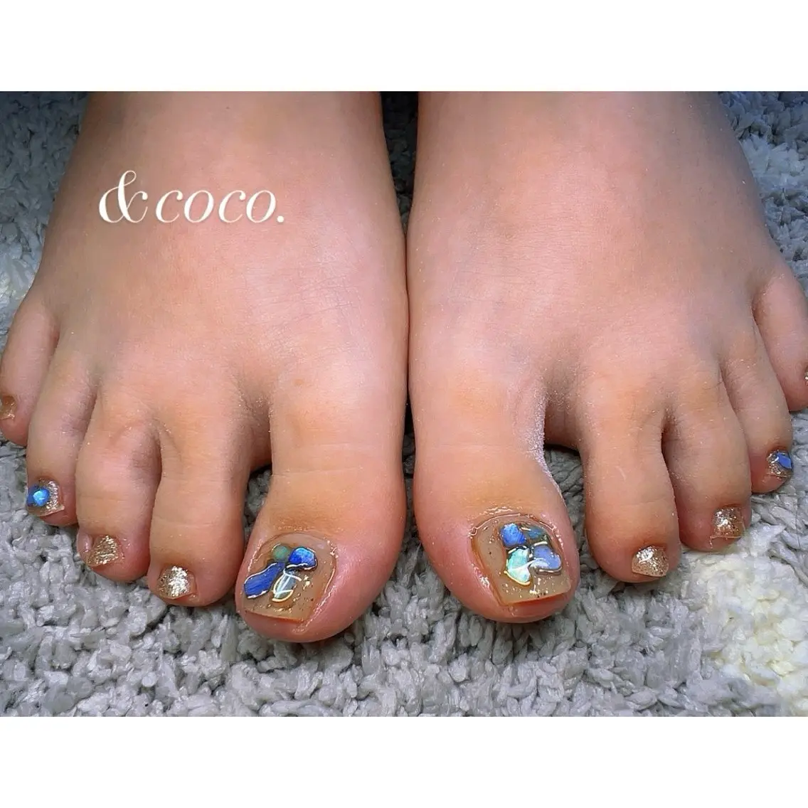 ネイル フットネイル フットネイル ＆ coco.のネイルデザイン