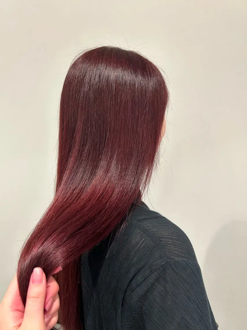 ロング カラー メンズハイライト × perm Runoのヘアスタイル