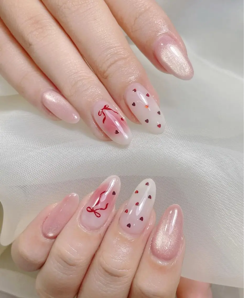 ネイル 🎀PG🩵 ネイルサロンのネイルデザイン