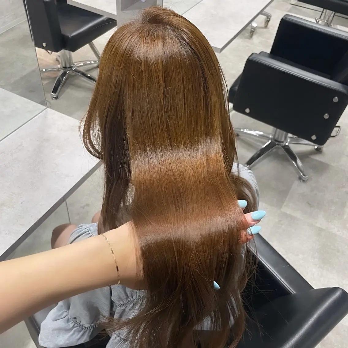 ロング 新宿/ハイトーン /エクステゆきののヘアスタイル