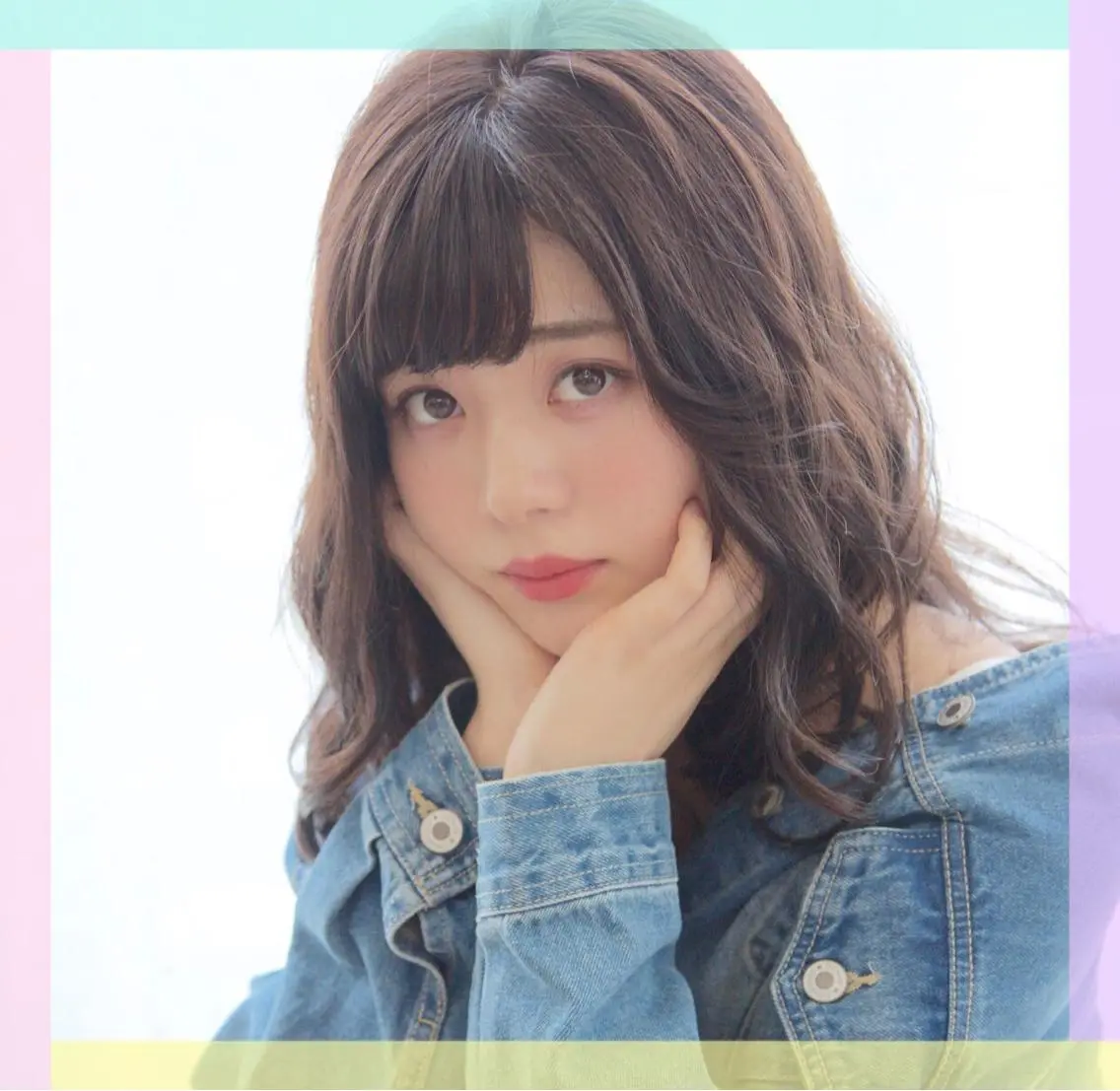 ロング カラー パーマ グレージュ yoshi ☆のヘアスタイル