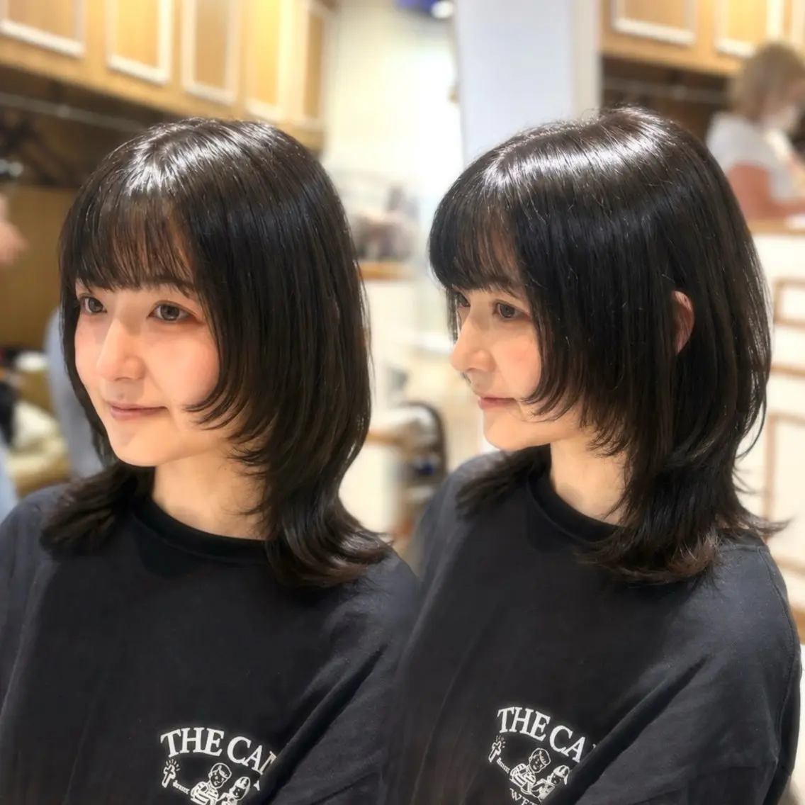セミロング カラー カット ヘアカラー トリートメント 🩰Kurumi🩰 レイヤーカットのヘアスタイル