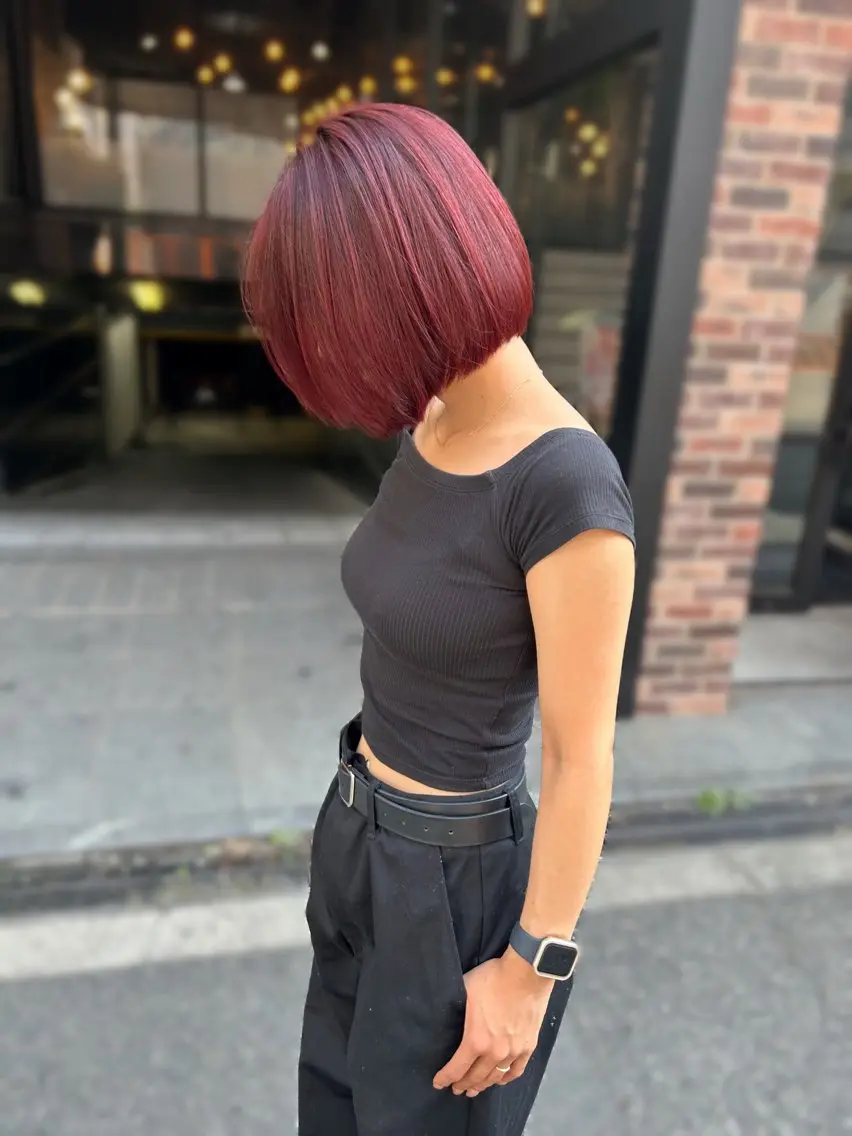 ショート カラー 柔らか垢抜けｶﾗｰと ｶｯﾄ🫧ASUKAのヘアスタイル