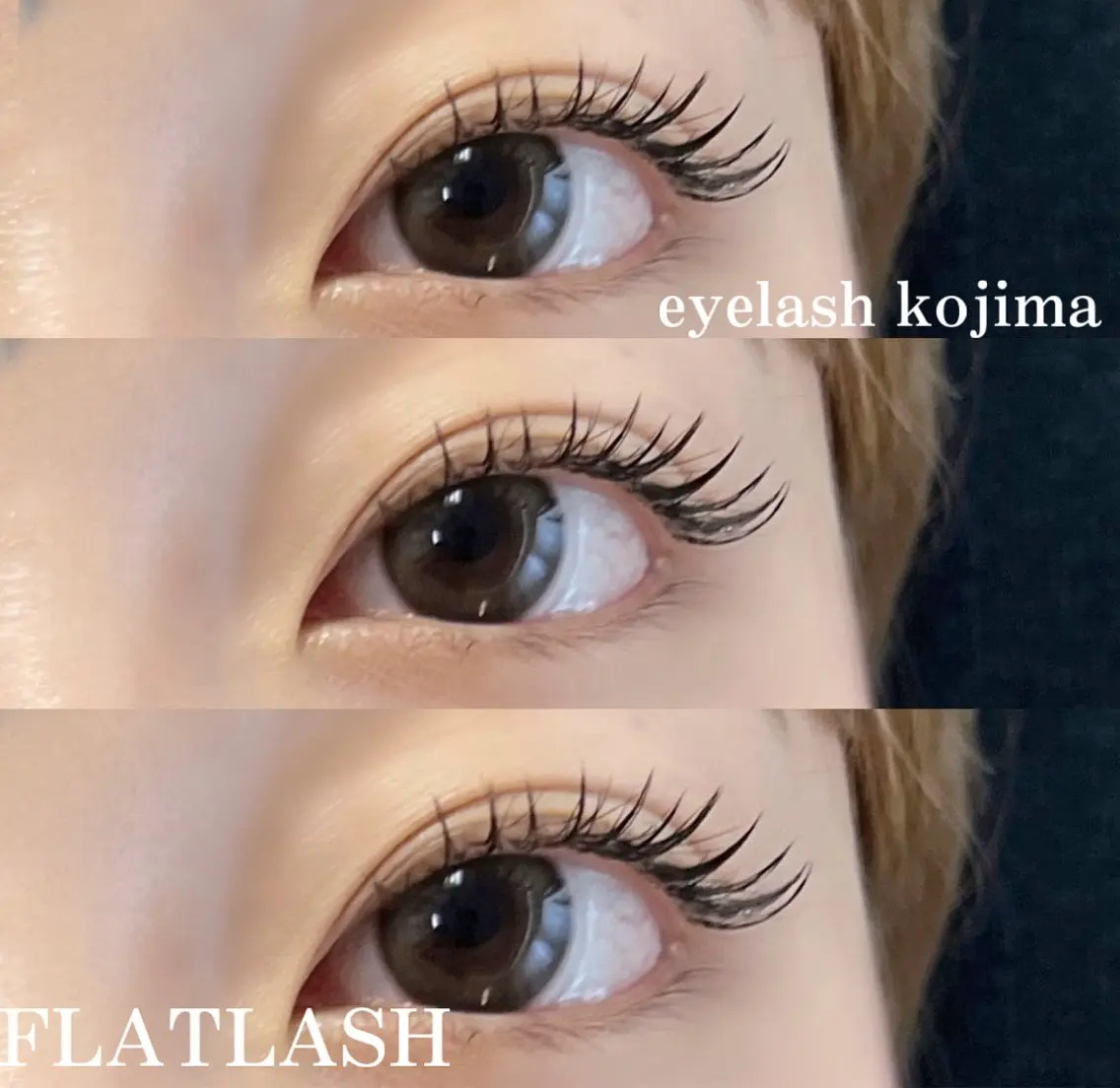 マツエク・マツパ フラットラッシュ Trinity eyelashのマツエク・マツパデザイン