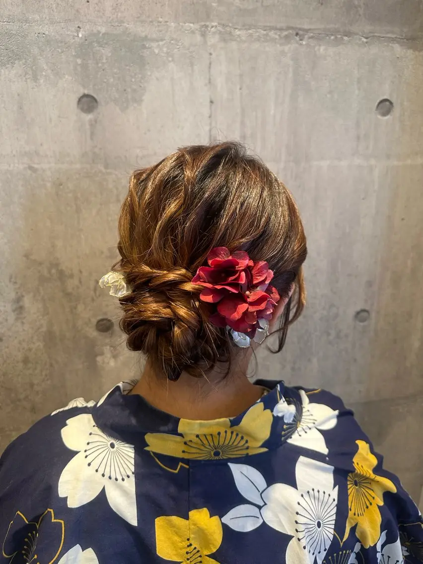 着付け kana🌻 /attraのヘアスタイル