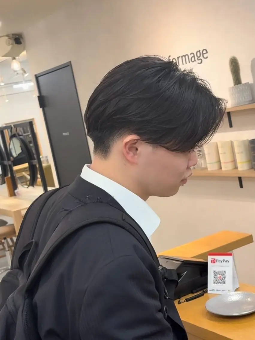 カット+毛流れパーマ✂︎の写真