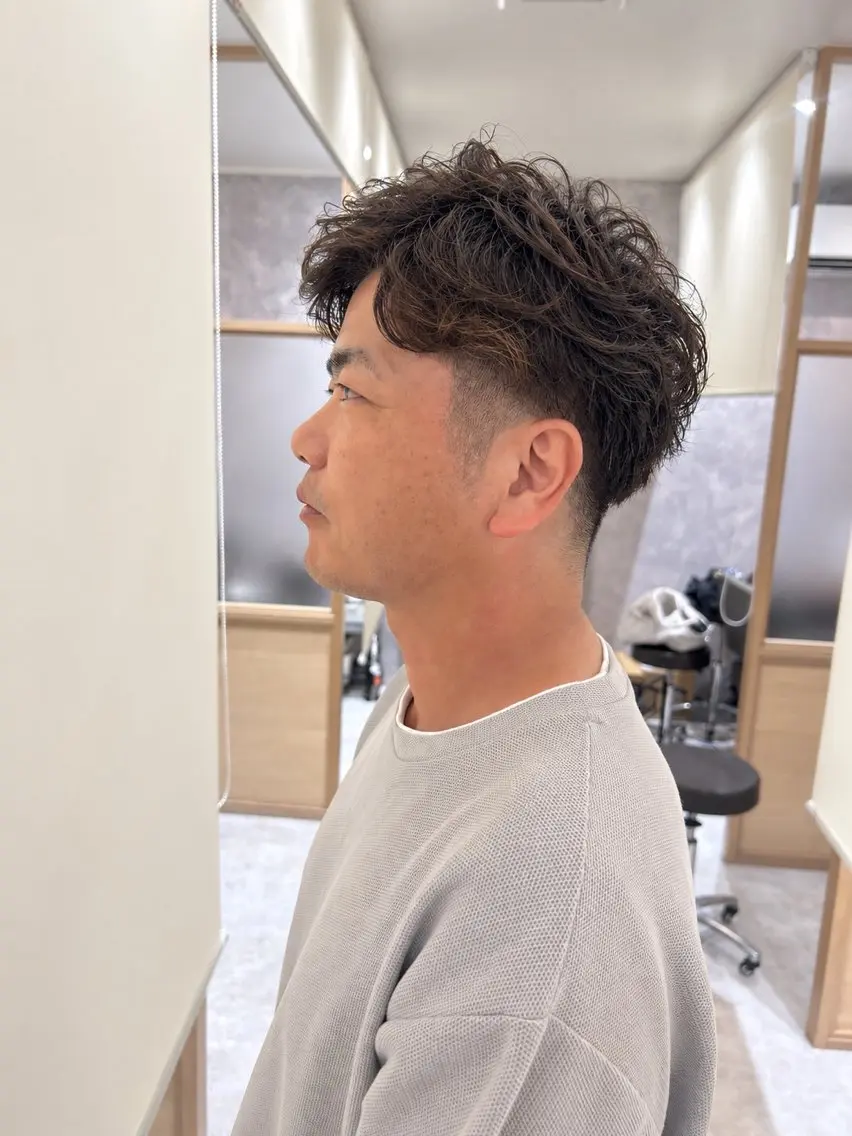 ショート メンズ メンズブリーチ 髪質改善 カット 久木原 ゆりのヘアスタイル