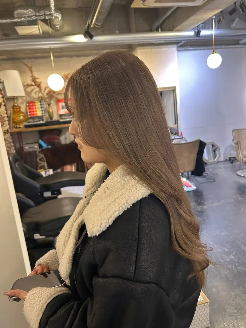 ロング カット ヘアカラー はな SPURのヘアスタイル