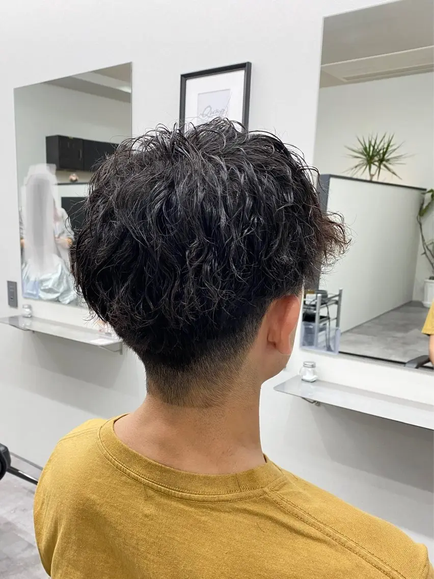 メンズ カット パーマ トリートメント 今吉舞美 /ケアパーマ/鎌取のヘアスタイル