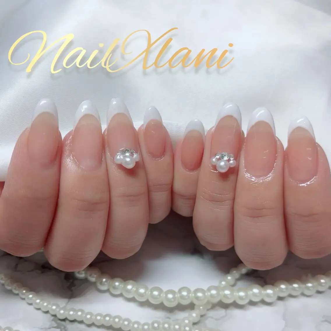 ネイル フットネイル ジェルネイル マグネットネイル パラジェル Nail×Lani 深爪矯正対応◎のネイルデザイン