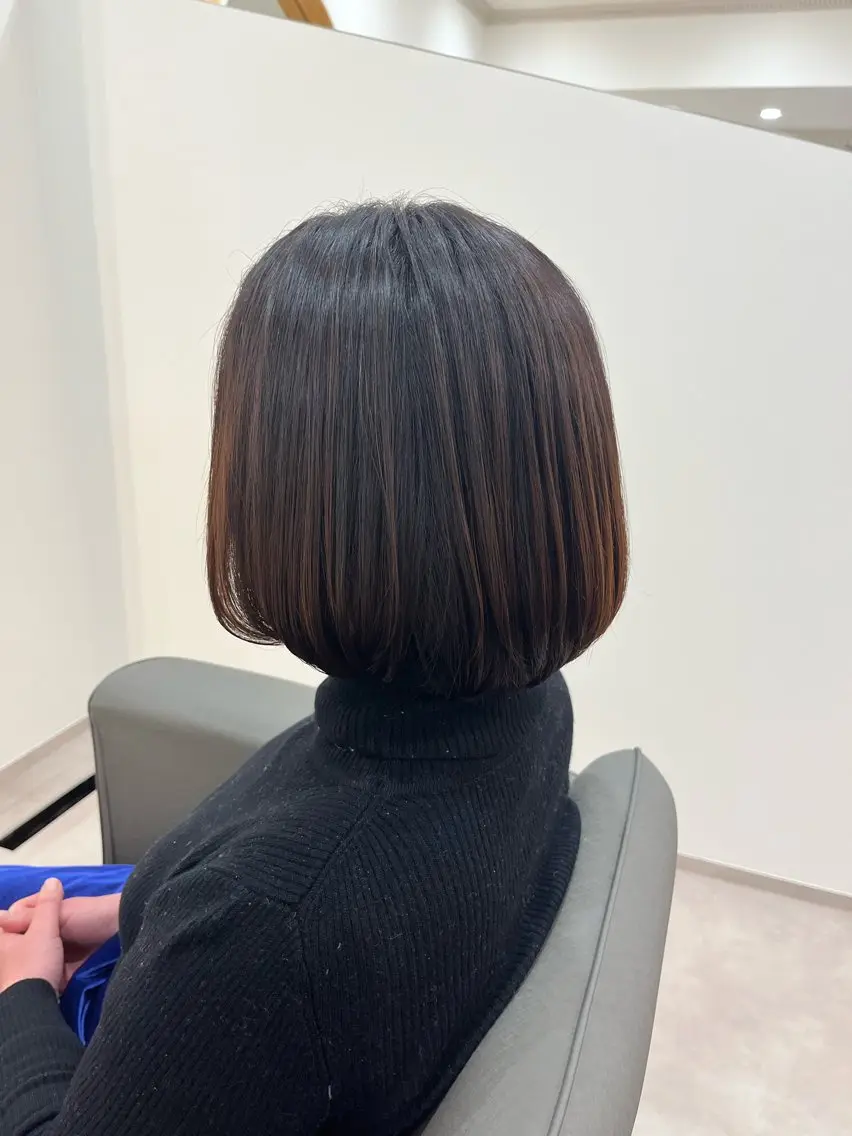 ミディアム 喜多村 理晴のヘアスタイル