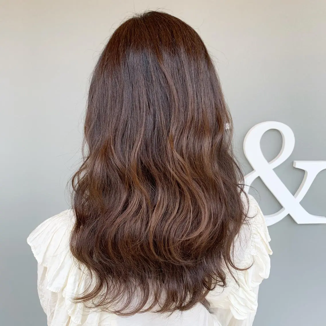 ロング カット ヘアカラー トリートメント 平田 広大のヘアスタイル