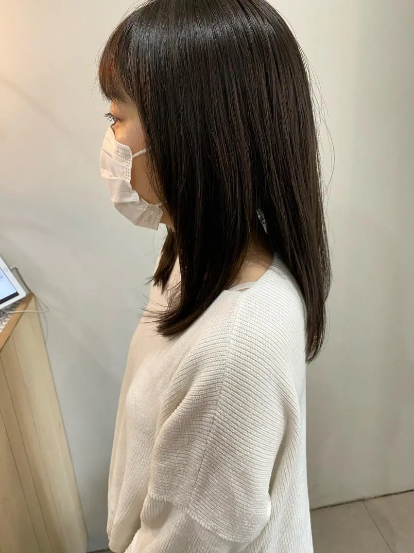カット➕酸性ストレートパーマ➕髪質改善トリートメント➕ヘッドスパの写真