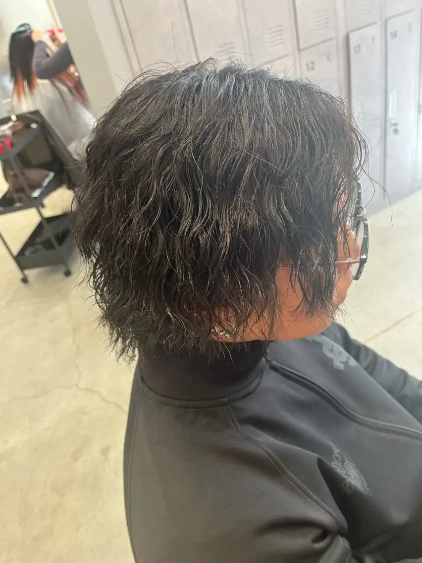 パーマ メンズ カット ヘアカラー トリートメント 福島 果音のヘアスタイル