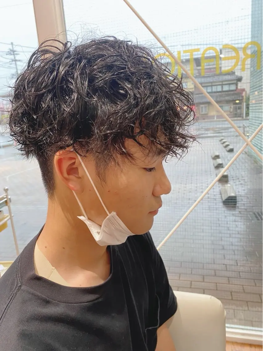 パーマ メンズ 平山 絵理のヘアスタイル