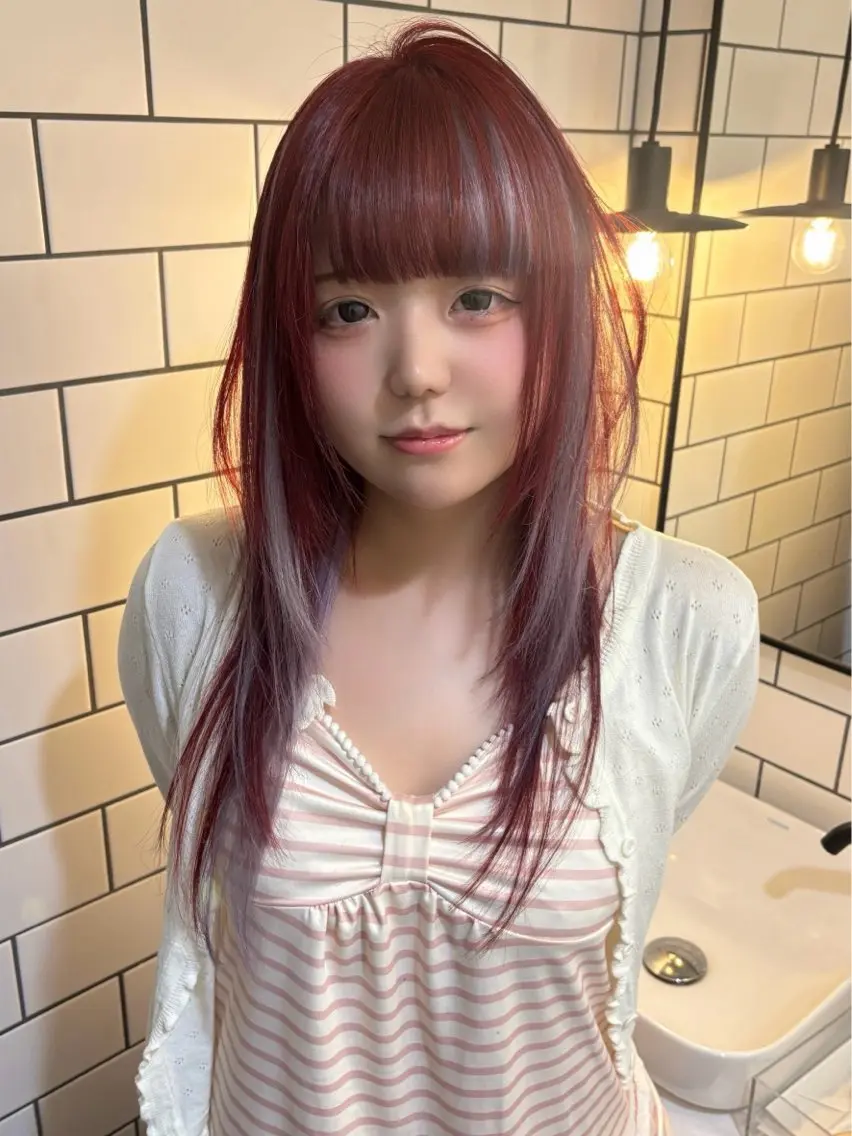 ロング yuzuno ⠀のヘアスタイル