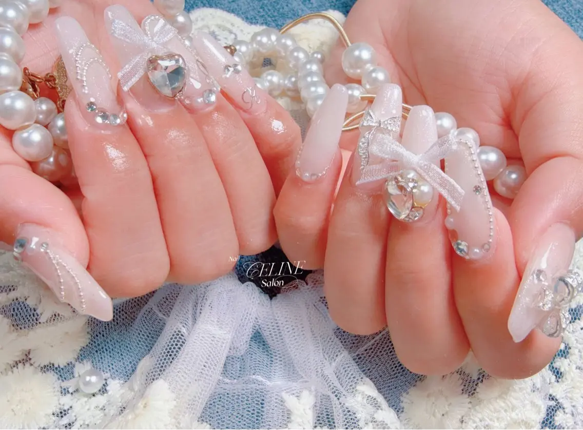 ロング Nail Salon Celine柏店のネイルデザイン