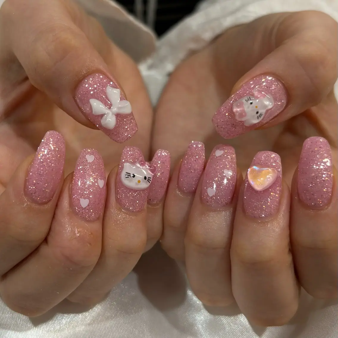 ネイル ラメ(グリッター) ワンカラーネイル nozomi 🌙のネイルデザイン
