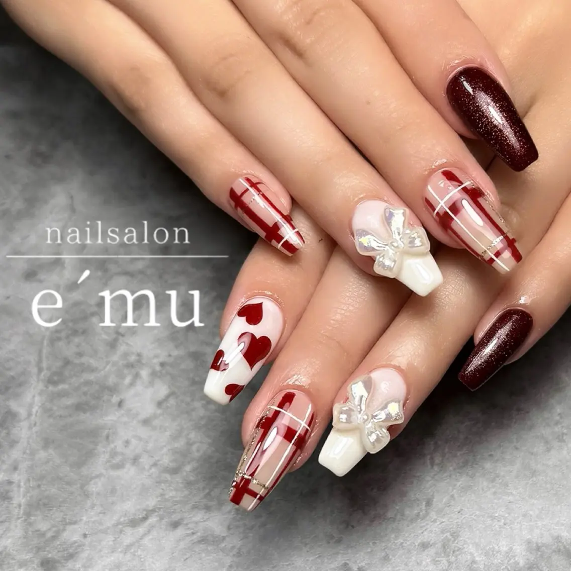 ネイル ハンドネイル nailsalon e´muのネイルデザイン