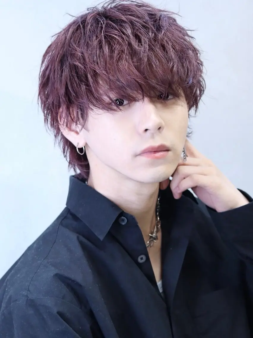 カット＋ダブルカラー(レッド🥀)の写真