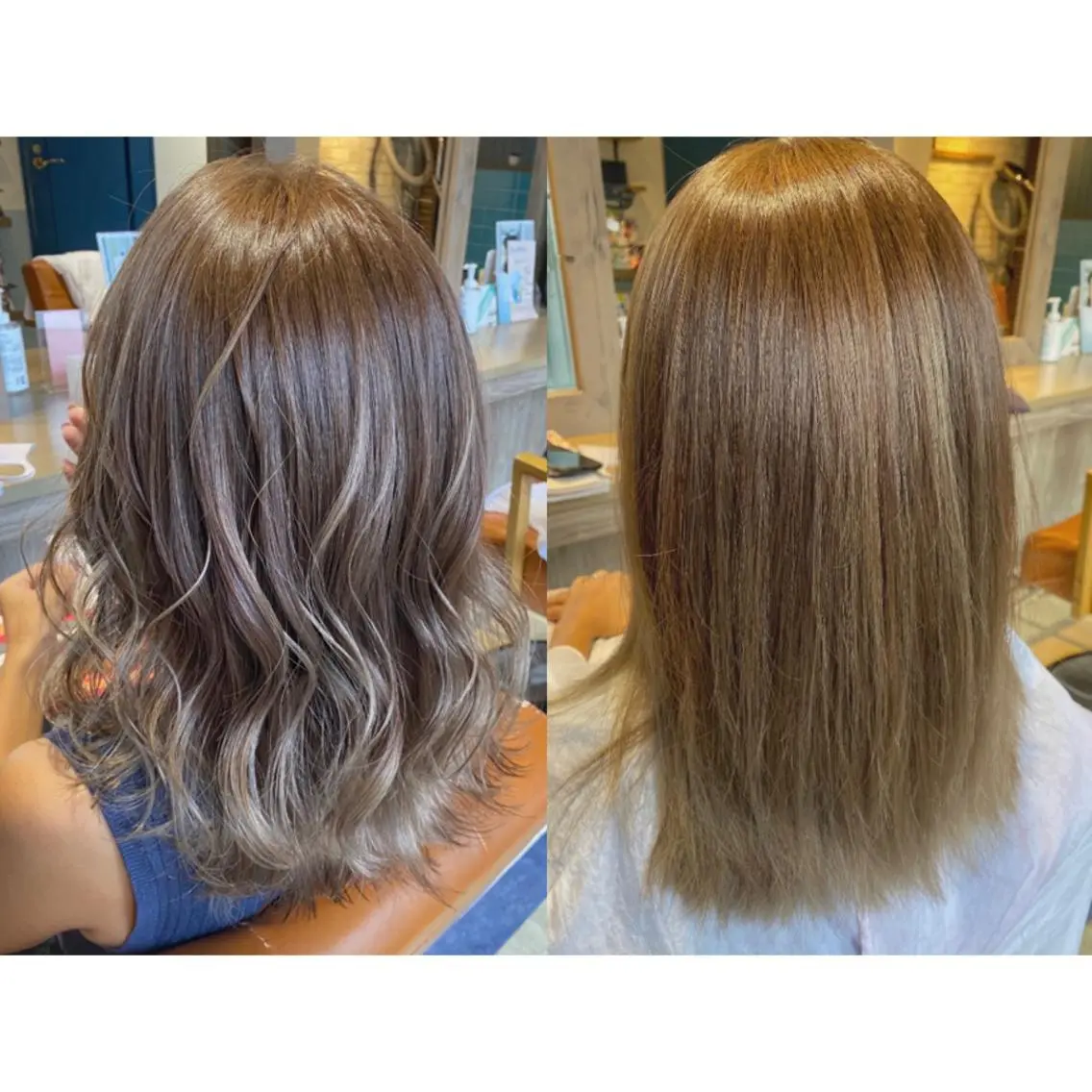 カラー ベージュカラー カット ヘアカラー トリートメント 🩵盛れる顔周り/ 艶カラーemi🩵のヘアスタイル