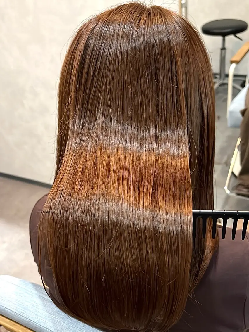 ロング カット ヘアカラー 堀井 政輝のヘアスタイル