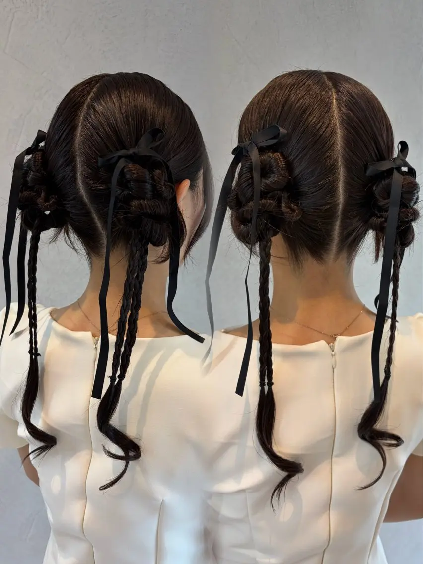 ロング ヘアアレンジ ヘアセット 🎀asumi🍓 モデル様募集中🎀のその他イメージ
