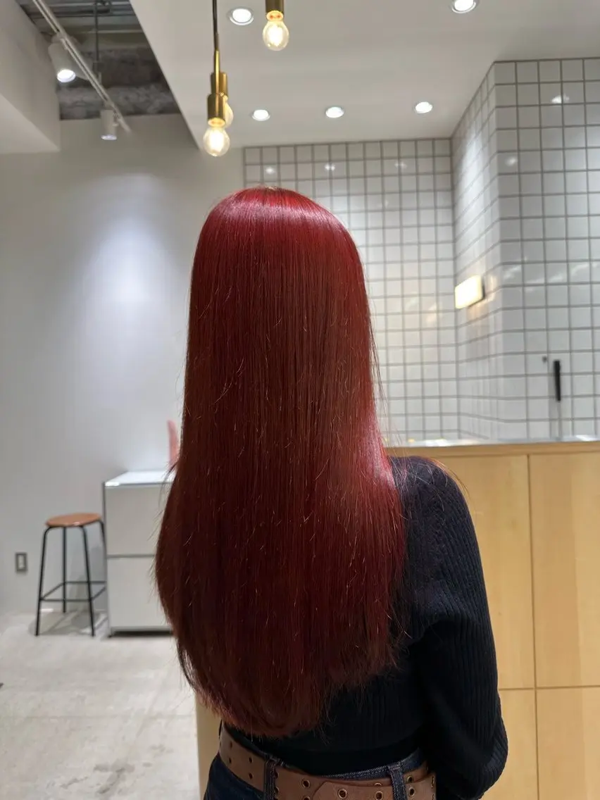 ロング ヘアカラー 🍇透明感カラー/ カットひかる🍒のヘアスタイル