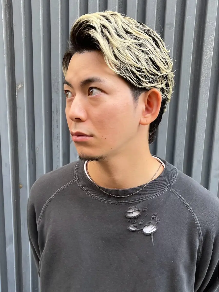 メンズ カット 縮毛矯正 RU NAのヘアスタイル
