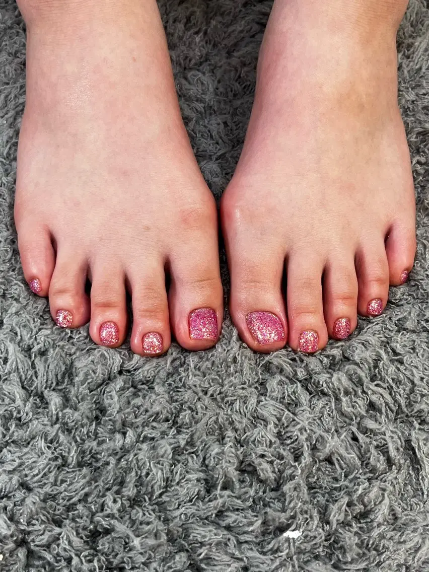 ネイル フットネイル ワンカラーネイル Momonails Ayanoのネイルデザイン