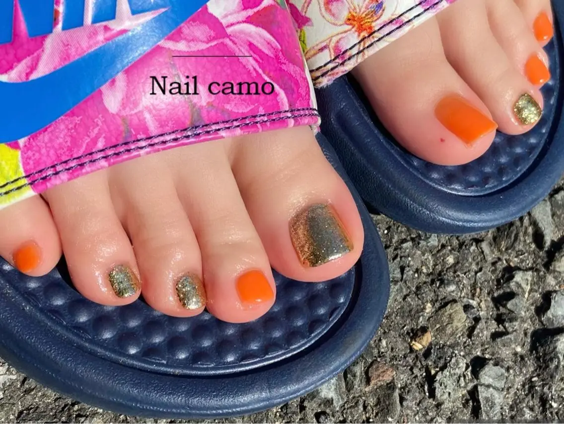 ネイル ワンカラーネイル 🌟Nail camo🌟のネイルデザイン