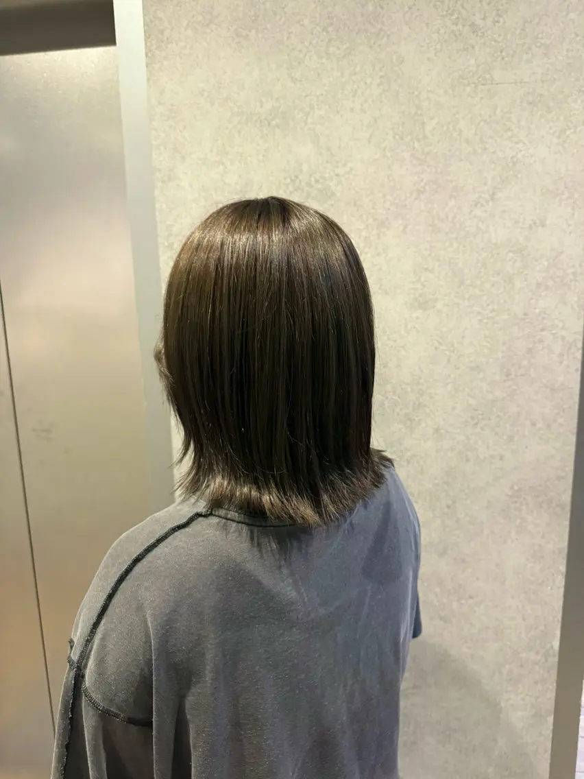 カラー オリーブカラー 大和田 七聖/オオワダナナセのヘアスタイル