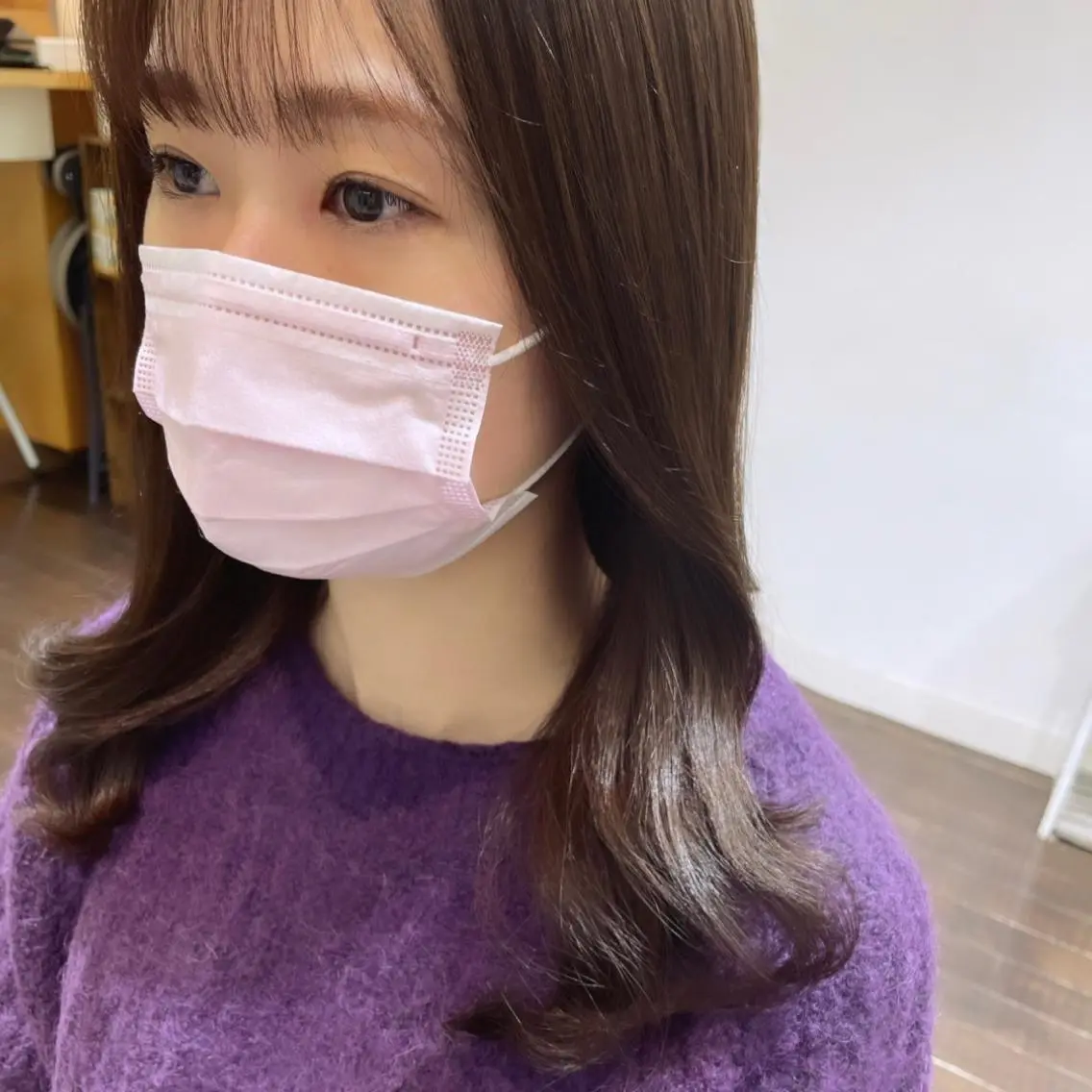 セミロング カラー カット ヘアセット ボブパーマ 🌷ヨシカワハナコのヘアスタイル