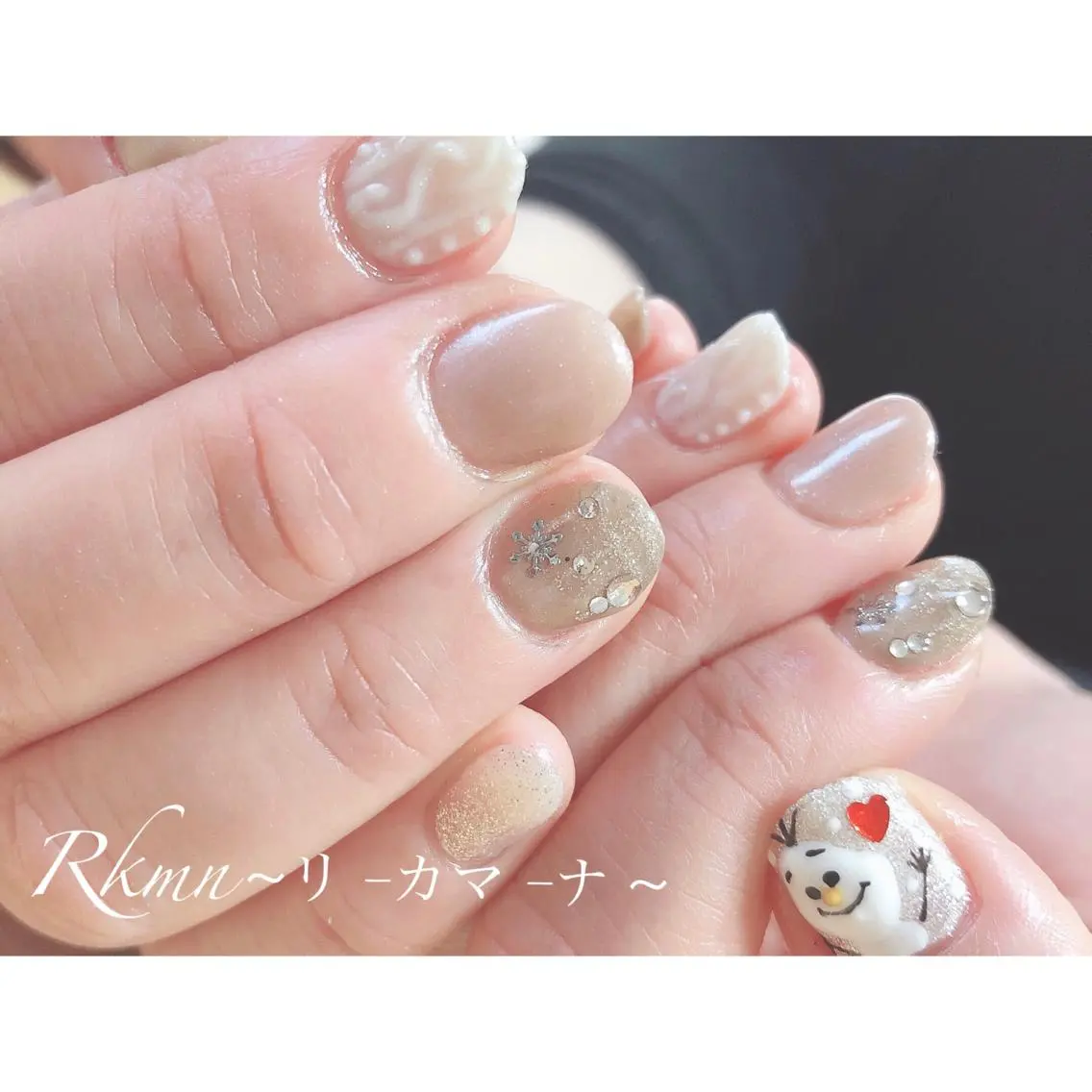 ネイル アートネイル フレンチネイル ジェルネイル グラデーション シンプルネイル Rkmn ~リ-カマ-ナ~のネイルデザイン