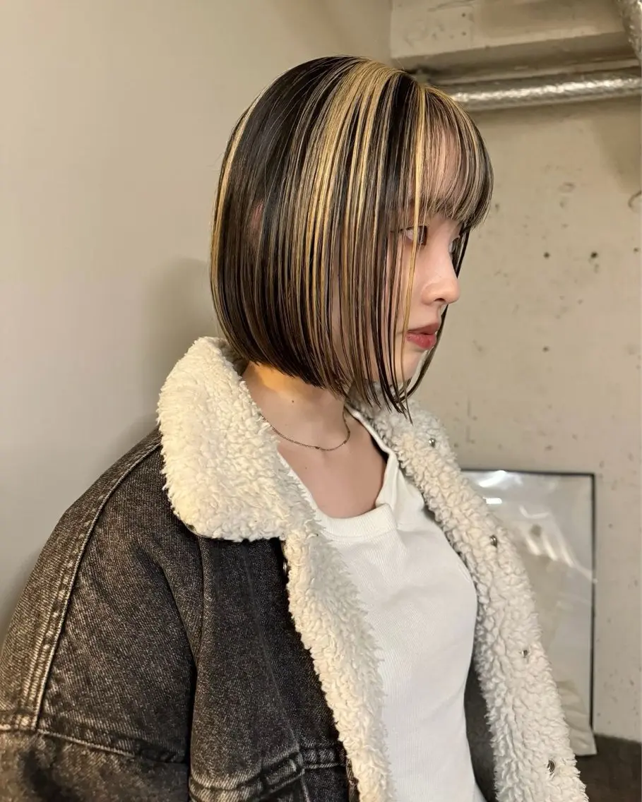カット＋ケアブリーチダブルカラーの写真