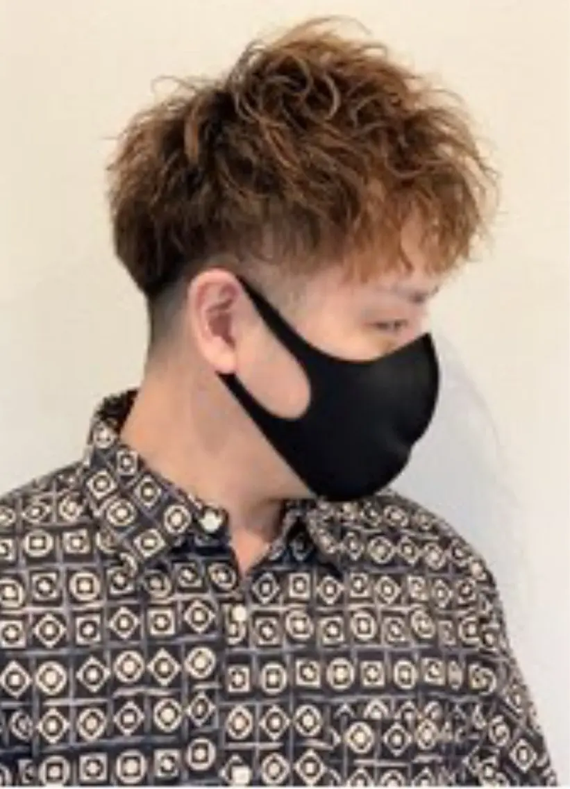 【メンズ】カット、特殊パーマ、3stepトリートメントの写真