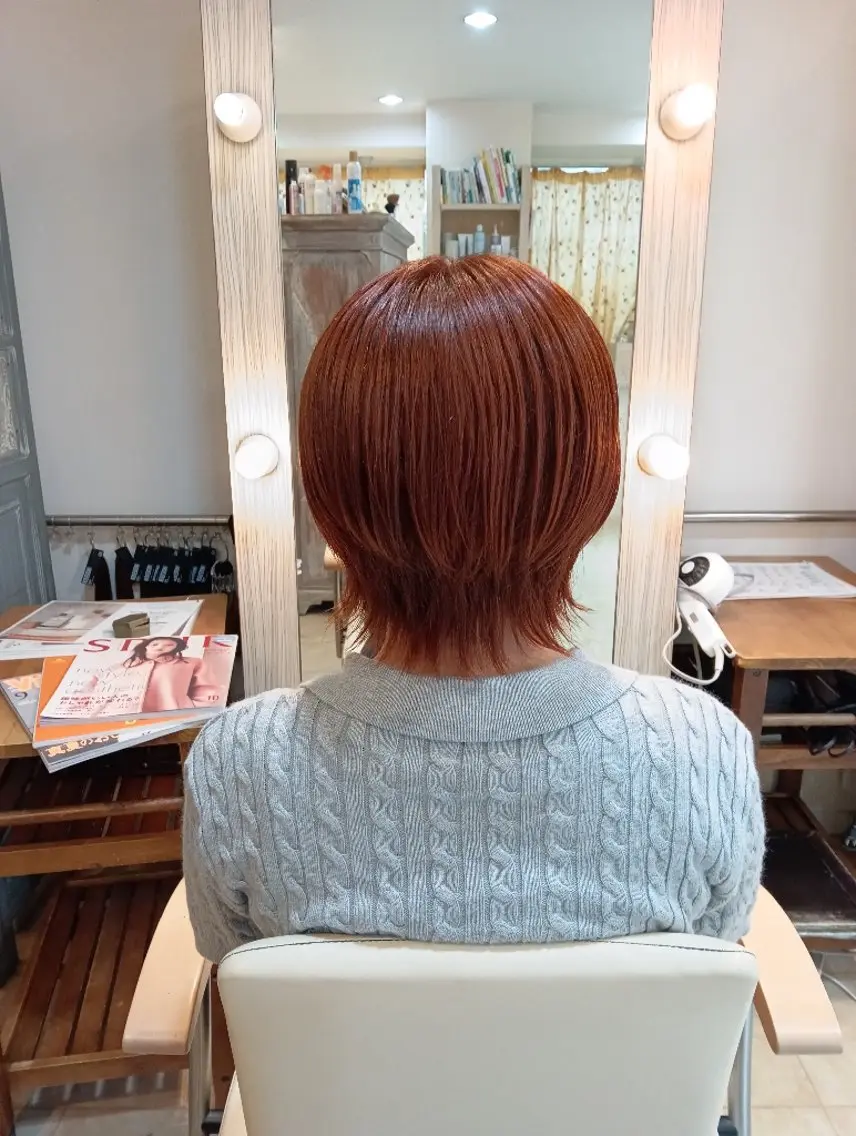 ショート カット ヘアカラー ショート/似合わせ みやじまのヘアスタイル