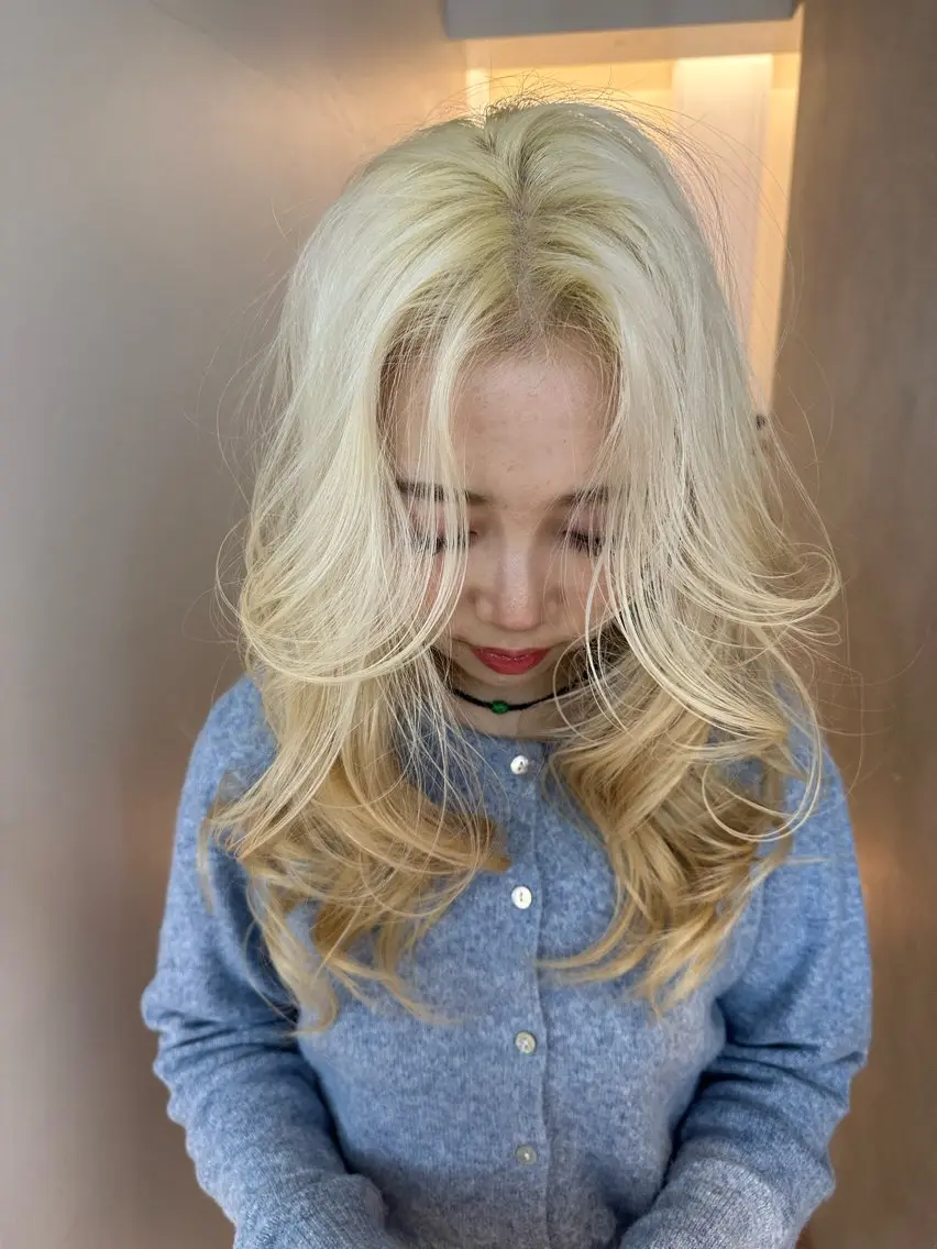 カラー ハイトーン特化 pepe🎀のヘアスタイル