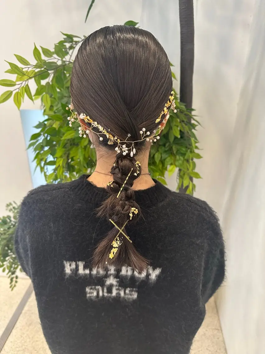 ヘアアレンジ、ヘアセット🎀🤍の写真