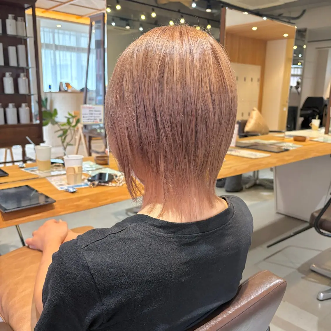 カラー ヘアカラー トリートメント やまき さきねのヘアスタイル
