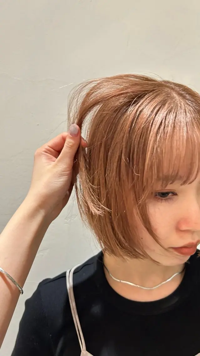 ショート カラー ベージュカラー ❕マンツーマン施術❕ 🍊Moemiのヘアスタイル