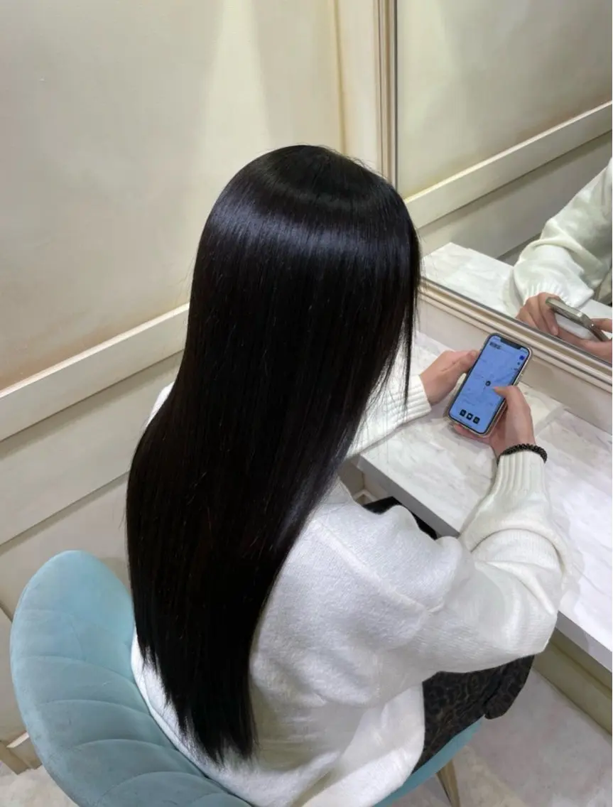 パーマ 縮毛矯正 トリートメント 💙透明感カラー/ 縮毛矯正/ゆうな💙のヘアスタイル