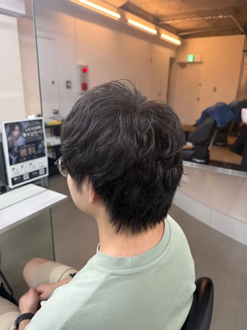 ショート カラー メンズ ブラウンカラー ヘアカラー ウチダ🦖 メンズカラーのヘアスタイル