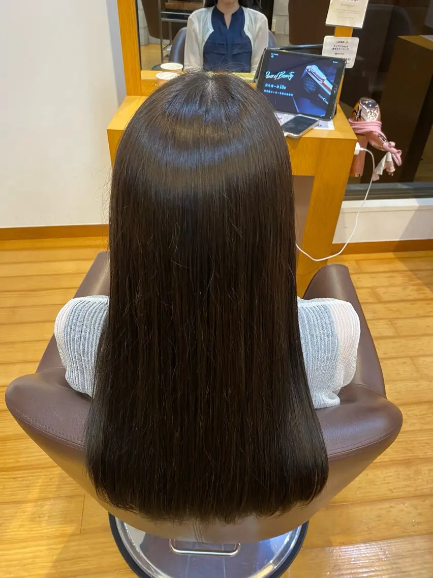 透明感ワンカラー＋Aujuaトリートメント🫧の写真