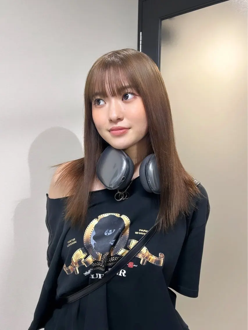 ミディアム カラー ダブルカラー カット トリートメント AKO .のヘアスタイル