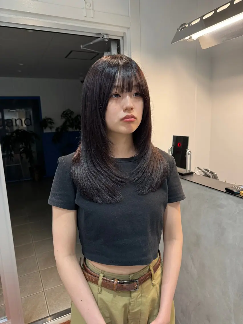 セミロング 🐋湊 ゆうき 🫧のヘアスタイル