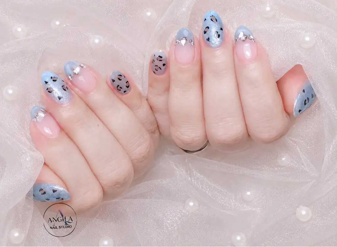 ネイル ANGILA ネイル¨̮S*Y*Kのネイルデザイン