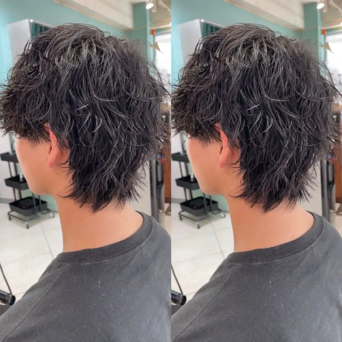 【men's】⭐︎デザインカット+ツイストスパイラルパーマの写真